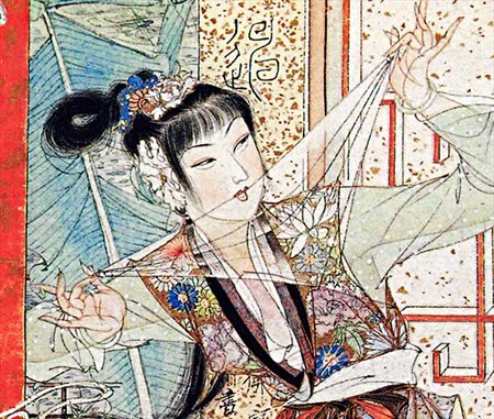 克拉玛依-唐朝春宵秘戏图,描绘唐玄宗和杨贵妃亲密接触解密春画秘谱大观